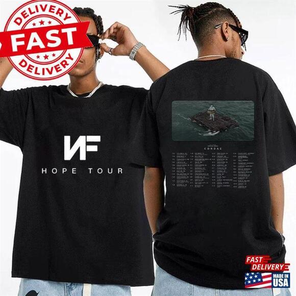 Tops - Rapper Nf Fan Shirt Concert For Unisex 2 Sided